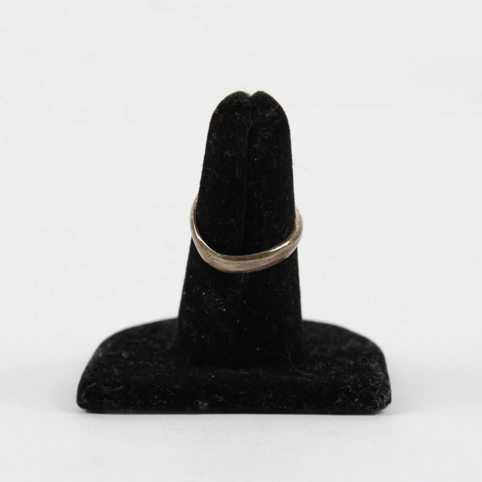 Anillo de serpiente envolvente tono plata talla 5 Foto 2 de 4