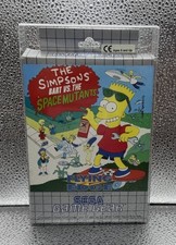The Simpsons Bart Vs The Space Mutants Sega Game Gear W/Manual Retro 1992 #0362