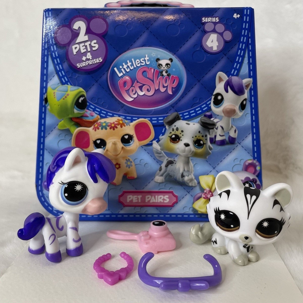 Littlest Pet Shop LPS G7 Series 4 Pet Pairs Blind Box White Cat