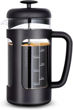 Francese Pressa 1000Ml Bollitore per Tè E Caffè Con Vetro Borosilicato, Impugnat