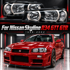 For 1998-2002 Nissan Skyline Gtr Gt-r R34 Bnr34 Gtt Er34 Led Headlights Rhlh For 1998-2002 Nissan Skyline Gtr Gt-r R34 Bnr34 Gtt Er34 Led Headlights Rhlh