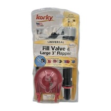 Korky 830MP Fill Valve  Large 3" Flapper Assembly Quiet FILL Technology