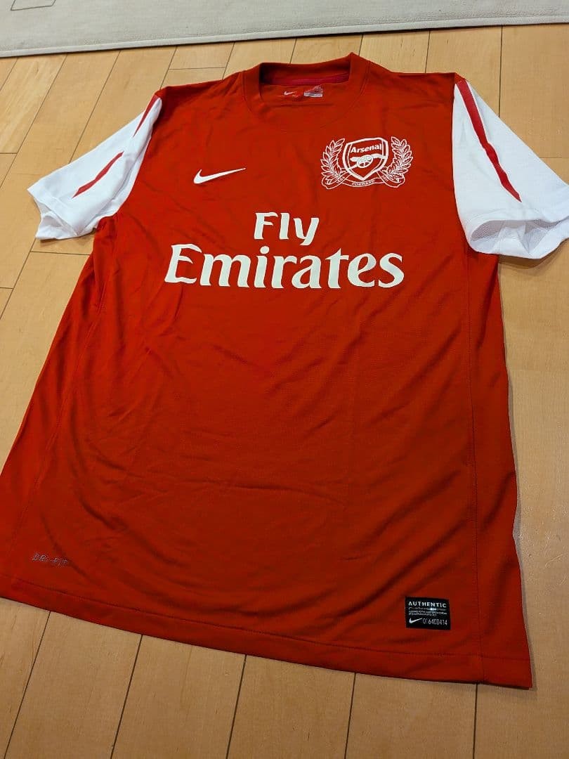 Vintage Nike Arsenal 11/12 Home Size L Soccer Jersey Kit | eBay
