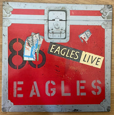 Eagles-Live original 1980 pressing AS 62032 Vinyl VGC with poster