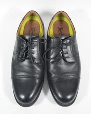 Florsheim 12138-001 Midtown Cap Toe Oxford Comfort Black Leather Shoes Sz 8 5E