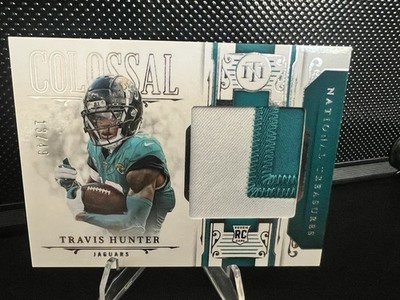 2025 Panini National Treasures - Colossal Materials Travis Hunter /49 RC