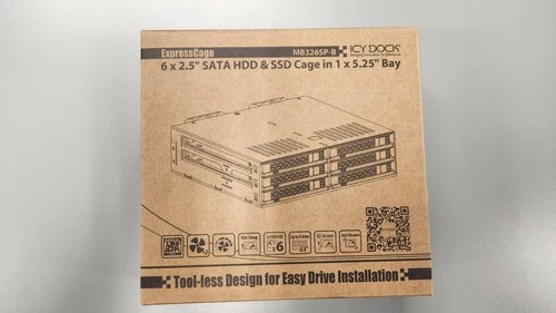 Icy Dock ExpressCage MB326SP-B Drive Enclosure Internal - Black (mb326spb)