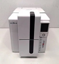 Evolis PRIMACY Precision Card Printer Card@Once No Keys Power Tested Read