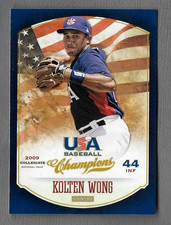KOLTEN WONG 2013 USA BASEBALL CHAMPIONS ROOKIE CARD #90. rookie card picture