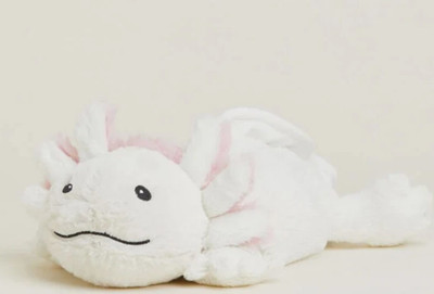 warmies Microwavable & Weighted Stuffed Animals, Axolotl - 1/2 lb