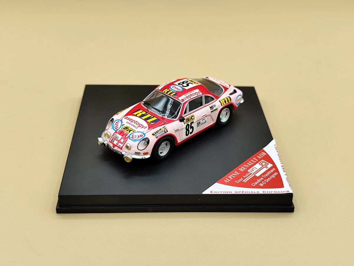 Alpine Renault A110 Rallye - Trofeu Ref COF16 - Échelle 1/43 - Bleue