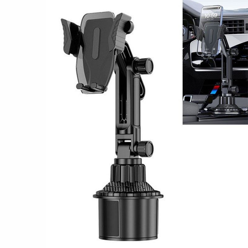 Car Phone Mount 360° Universal Cell Phone Holder Stand For iPhone Car Cup Holder-image