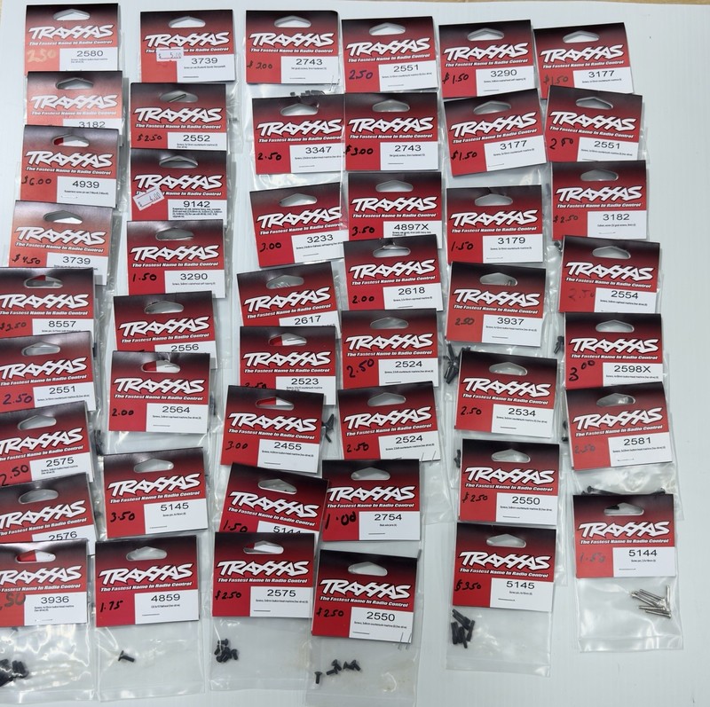 Traxxas Assorted Hardware Fasteners Lot.
