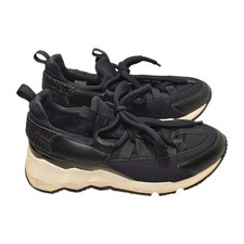Pierre Hardy Mujer Negro Plataforma Tenis EU 40 US 9 Diseñador Zapatos 40