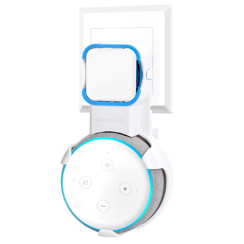 TERRATEC Hold Me Echo Wandhalterung für Amazon Echo  Dot 3. Generation Weiß