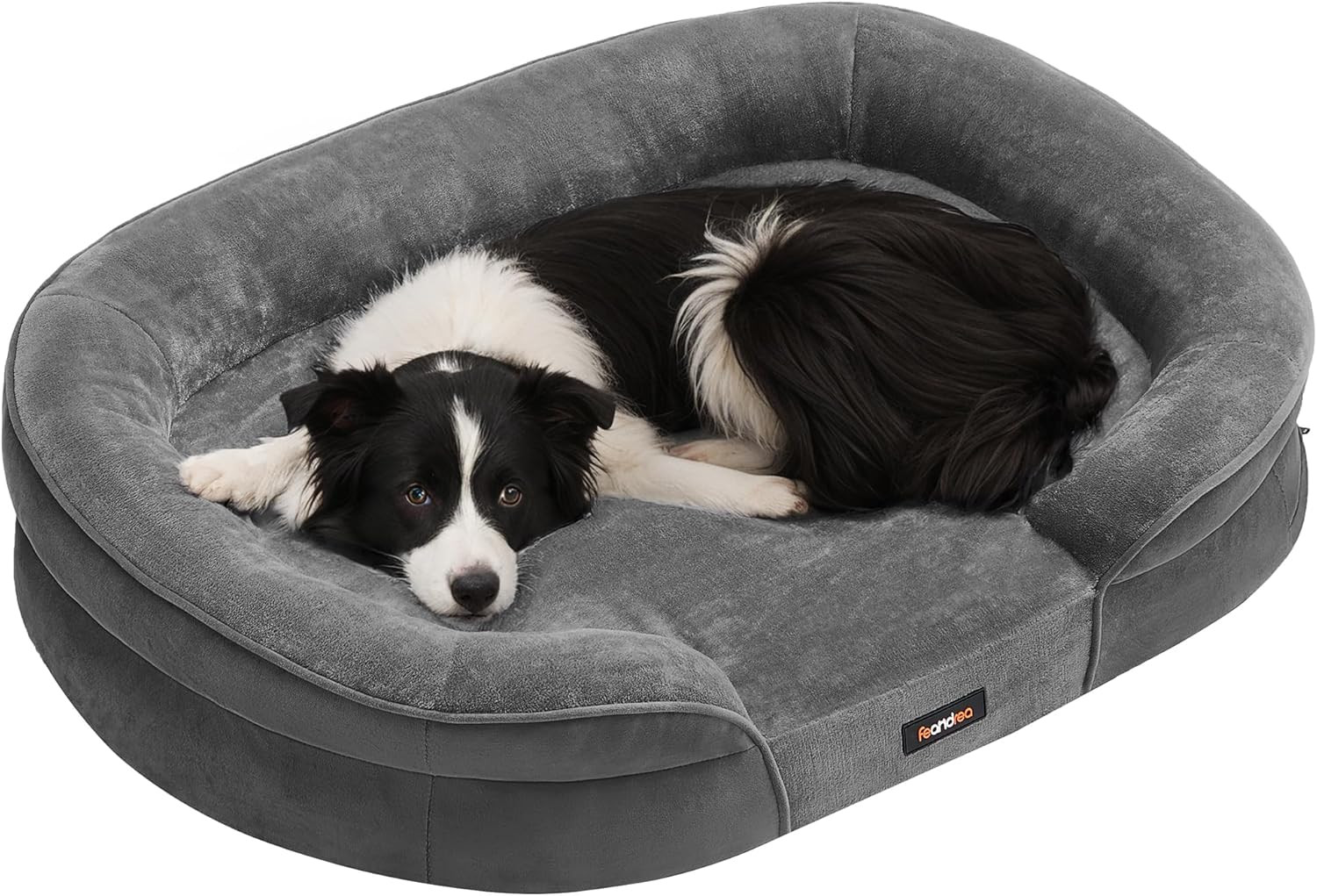 Panier pour chien de taille grande orthopédique matelas mousse alvéolée 91 cm