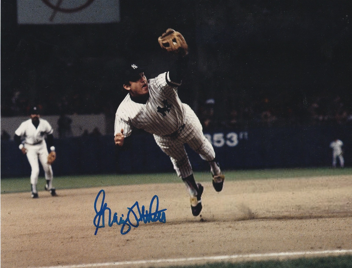 GRAIG NETTLES NEW YORK YANKEES ACTION SIGNED 8x10