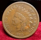 1872 1c. Indian Cent Very Good+