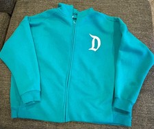 Disney Parks Embroidered Disneyland Original Teal Zip Up Hoodie XL