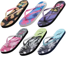 Norty Women's Casual Beach, Pool, Everyday Flip Flop Thong Sandal Shoe