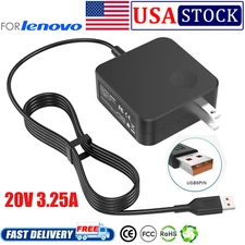 AC Adapter Charger For Lenovo Yoga Charger 65W Slim Travel Yoga 900 Yoga 700 14