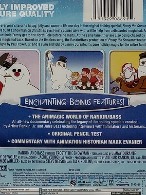 Frosty the Snowman - Brand New (Blu-ray, 1969) 191329068915