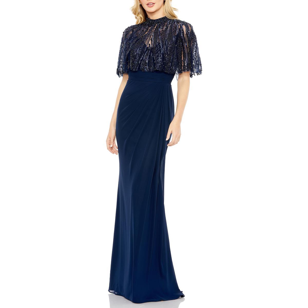 Mac Duggal Женское макси-формальное вечернее платье без рукавов BHFO 3685