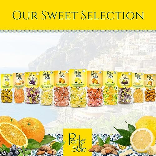 Italian Lemon Candy Drops - Lemon Hard Candy Individually Wrapped - Fizzy and... - Bild 6 von 9