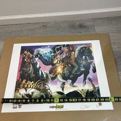 Lady Death Medieval Witchblade By Greg Horn Signed Numbered Art