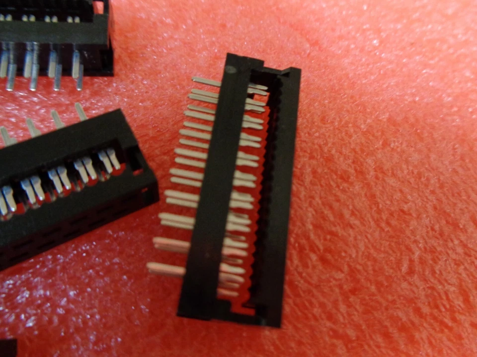 20 Way IDC TRANSITION CONNECTOR Ribbon Cable Connector 28AWG 2.54mm, x10pcs - Image 3 of 3