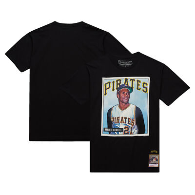 Men's Mitchell & Ness Roberto Clemente Black Pittsburgh Pirates Cooperstown