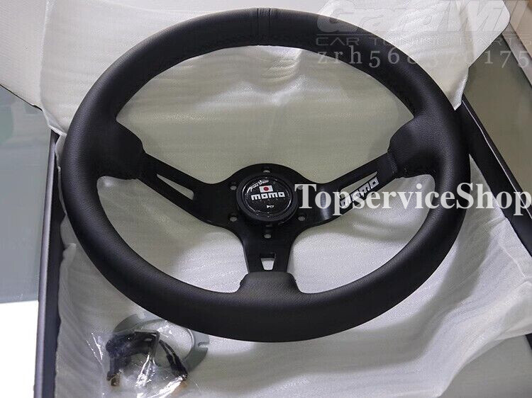 M*o様 MOMO FULL SPEED 328 DEEP MOMO/steering wheel/FULL SPEED/328mm/DEEP 90mm/leather/Japan