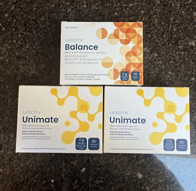 Unicity FEEL GREAT PACK ( 2 Packs Of Unimate Lemon Flavor