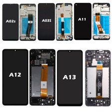 For Samsung Galaxy A13 A12 A11 A02 A03S LCD Display Touch Screen Digitizer Frame