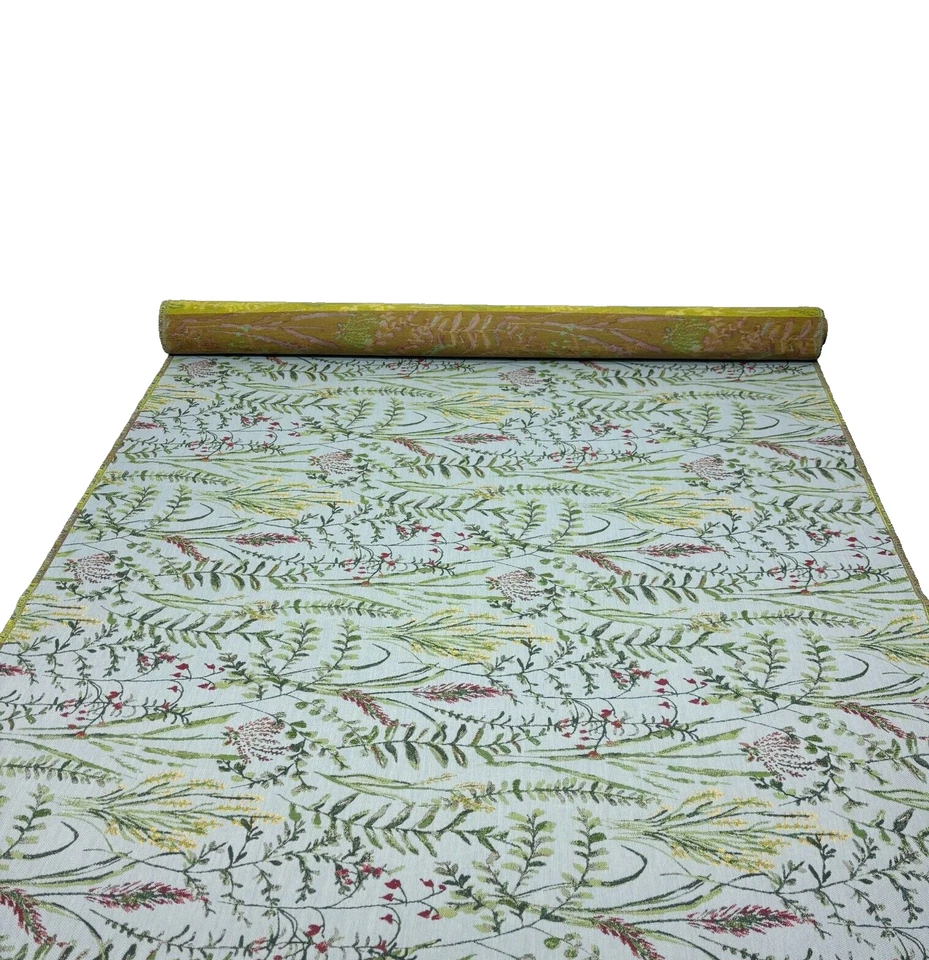 BALLARD DESIGNS JOSEPHINE MINERAL BLUE SUNBRELLA PERFORMANCE FABRIC BY YARD 54"W - Image 4 of 4