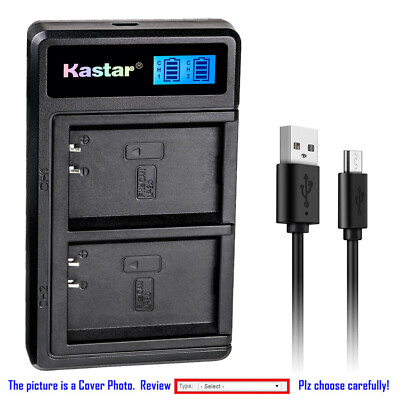 Kastar Battery LCD Dual Charger for Canon LP-E10 LCE10 Canon EOS Kiss X80 Camera