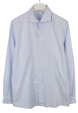Suitsupply Traveller Extra Slim Fit Formal Shirt Mens 43/17 Pinstripe