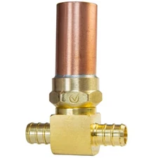 EFIELD 1/2" Pex Crimp Connection Tee Water Copper Hammer Arrestor MH-220