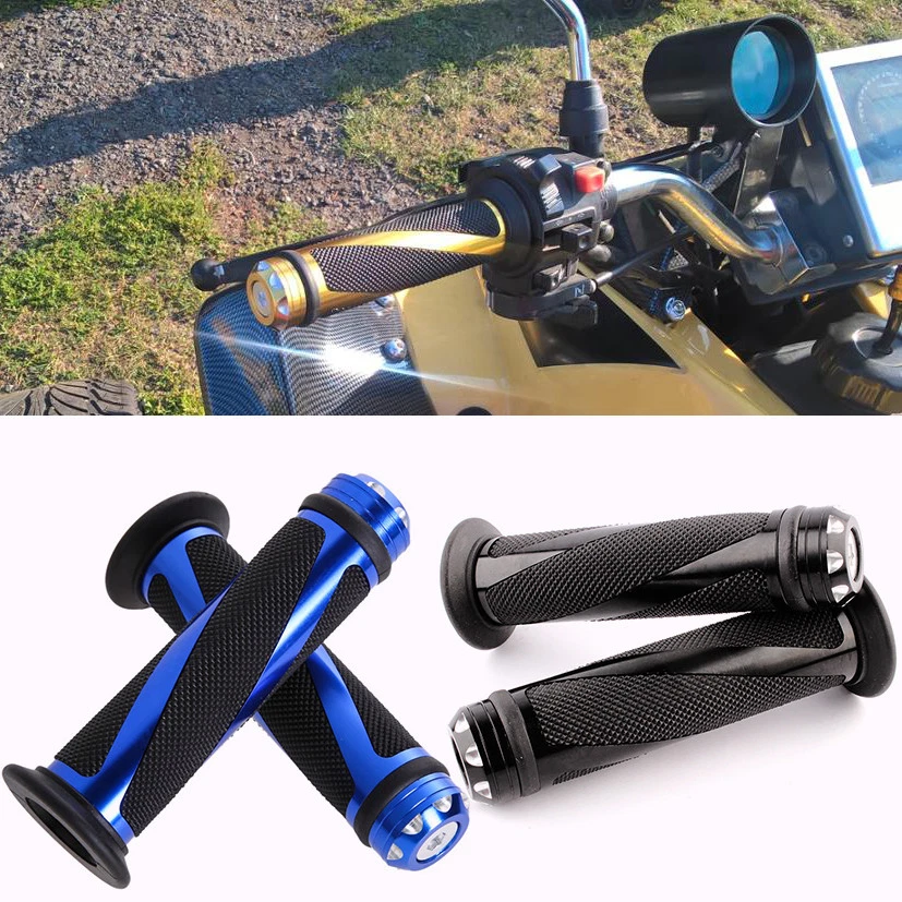 Manillar empuñaduras de motocicleta 7/8" para Suzuki GSXR600 750 1000 Honda CBR600RR Foto 2 de 4