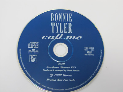 CD  Bonnie Tyler    Call Me  German Promo Single ''near mint ''