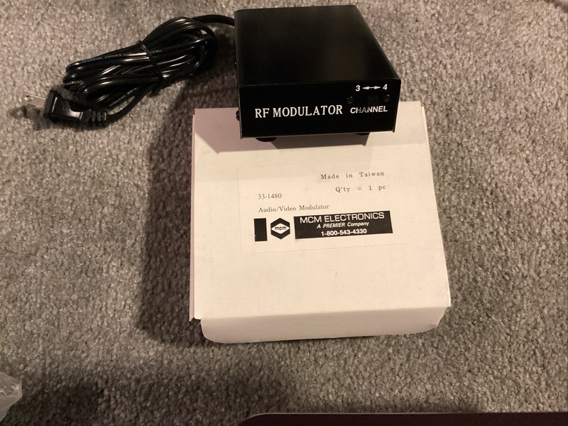 MCM Audio/Video Modulator 33-1480  Channels 3 & 4  New