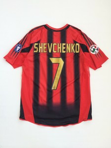 Original Adidas Ac Milan Home 2004-05 #7 Shevchenko Player Issue maglia  shirt L | eBay