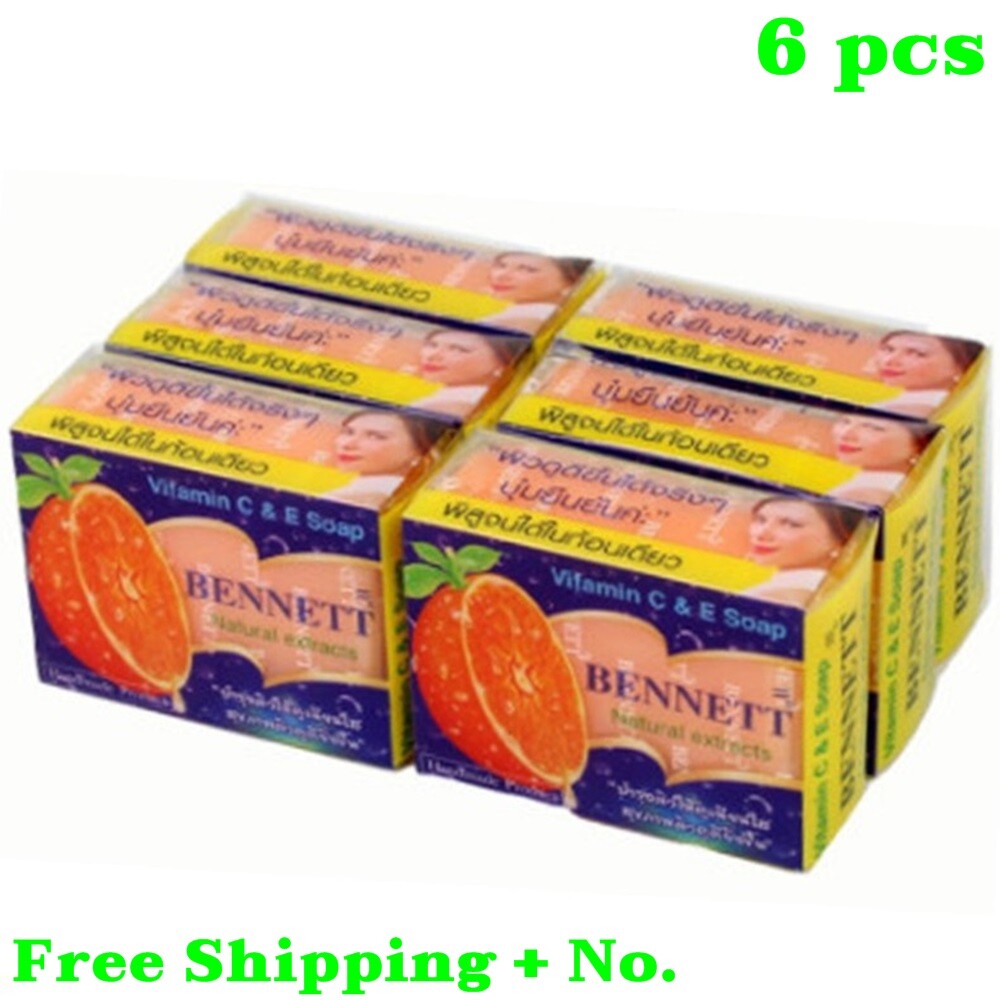 Savon Éclaircissant Bennett à La Vitamine E - 130g, Pour Peau Lisse, Anti-Taches, Tous Types De Peau