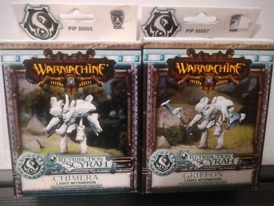 Warmachine - SCYRAH - CHIMERA & GRIFFON - PIP35055 & PIP35057 Neu in OVP 