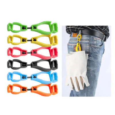 5X Work Glove Clip Holder-Guard Safety Interlock Clamp Grabber Carabiner Garden