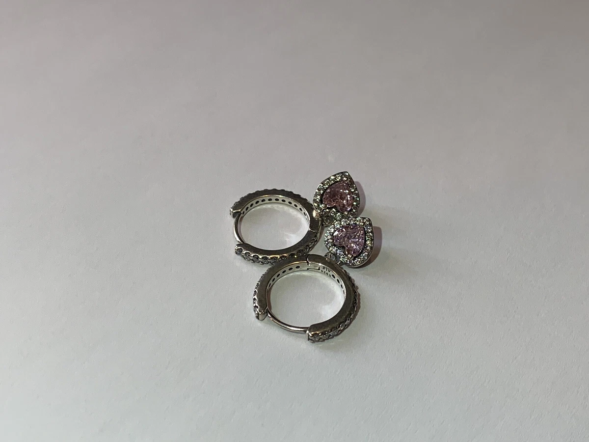 Pandora pave drop best sale earrings