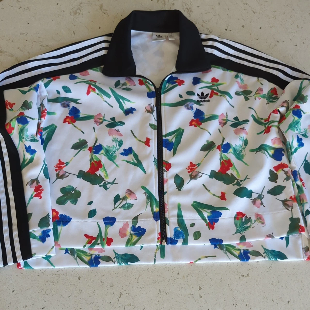Floral adidas sales jacket