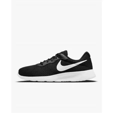Nike Tanjun Running Shoes Black/White DJ6258 003 Men's Fast Shipping
