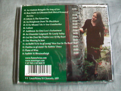 Flame of Wine by Lasairfhíona Ní Chonaola (CD, 2005, LNC) - Imagen 2 de 3