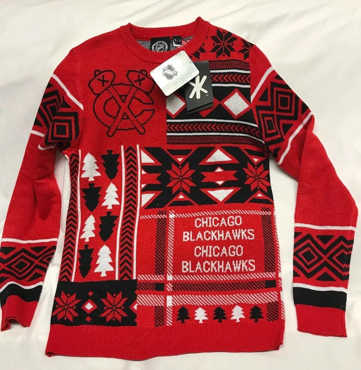 Blackhawks clearance christmas sweater